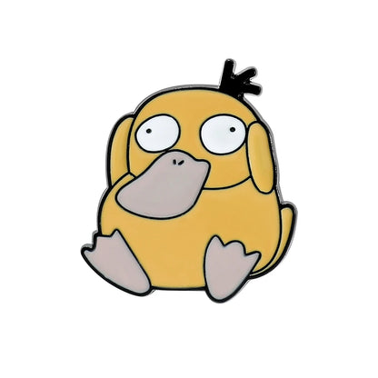 Kawaii Anime Enamel Pins Cute Psyduck Pikachu Charmander Brooch Metal Badge for Kids Hat Pins Accessories Gifts
